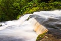 Partial view McLean Falls in the Catlins Royalty Free Stock Photo