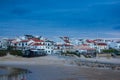 Partial view of Baleal village and its neighbors beaches, Peniche, Portugal