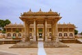 Partial view of Sarkhej Roza, mosque and tomb complex. Makarba, Ahmedabad, Gujarat Royalty Free Stock Photo