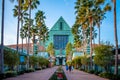 Partial view of Walt Disney Dolphin Hotel in Lake Buena Vista area 45