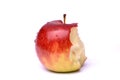 Partially eaten apple Royalty Free Stock Photo