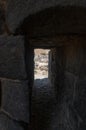 Partially restored ruins of one of the cities of the Decapolis - the ancient Hellenistic city of Scythopolis near Beit Shean city Royalty Free Stock Photo