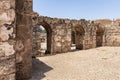 Partially restored ruins of one of the cities of the Decapolis - the ancient Hellenistic city of Scythopolis near Beit Shean city Royalty Free Stock Photo