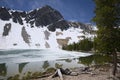 Partially Thawed Meadow Lake Royalty Free Stock Photo