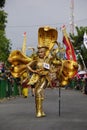 The participant Biro Fashion Carnival with cobra costume