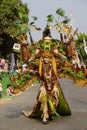 The participant Biro Fashion Carnival with deer costume