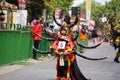 The participant Biro Fashion Carnival with a spider costume