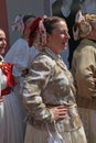 Croatian national costume from the Ivanic Grad, during the Dakovacki vezovi in Dakovo, Croatia