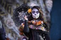 Participant during dia de Muertos Royalty Free Stock Photo