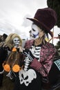 Participant during dia de Muertos Royalty Free Stock Photo