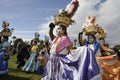 Participant during dia de Muertos