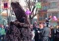 Participant in the Kukeri - Survakari Festival of the Masked games