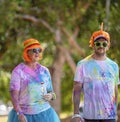 Participant In Outdoors Charity Color Fun Run