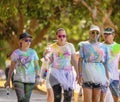 Participant In Outdoors Charity Color Fun Run
