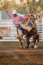 Participant at the Willits rodeo Royalty Free Stock Photo