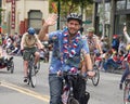 Participants in the Alameda 4th of July Parade Royalty Free Stock Photo