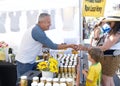 Participants at the annual Art and Wine festival in Alameda, CA