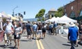 Participants at the annual Art and Wine festival in Alameda, CA