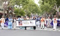 Participants in annual Cherry Parade in San Leandro, CA Royalty Free Stock Photo