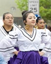 Participants in annual Cherry Parade in San Leandro, CA Royalty Free Stock Photo