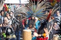 Participants at the annual Dia de los Muertos festival in Oakland, CA