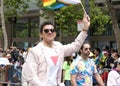 Participants in the Annual Gay Pride Parade in San Francisco, CA