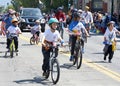 Participants in the annual 4th of July Parade in Alameda, CA Royalty Free Stock Photo