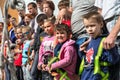 Participants of Family Climbing Competitions at opening ceremony