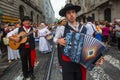 Participants Festival of St John. Happens every year during Midsummer, Porto.