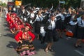 Participants at the Karneval der Kulturen Royalty Free Stock Photo