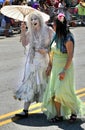 Participants march in the 34th Annual Mermaid Parade at Coney Island