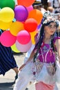 Participants march in the 34th Annual Mermaid Parade at Coney Island