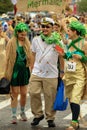 Participants march in the 35th Annual Mermaid Parade at Coney Island