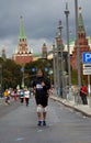 Participants of 6 Moscow Marathon