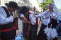 Participants of the Porto folklore festival Festival de Folclore do Orfeao do Porto.