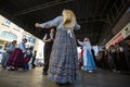 Participants of the Porto folklore festival Festival de Folclore do Orfeao do Porto.