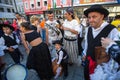 Participants of the Porto folklore festival Festival de Folclore do Orfeao do Porto.