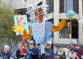 Participants protesting APEC meeting in San Francisco, CA