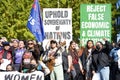 Participants protesting APEC meeting in San Francisco, CA