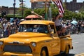 Participants riding car during the 34th Annual Mermaid Parade at Coney Island