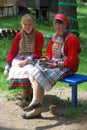 Participants Sabantuy Tatar national costume