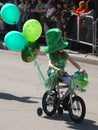 Participants a the Saint Patrick day parade Royalty Free Stock Photo