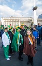 Participants at Saint Patrick parade