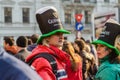 Participants at Saint Patrick parade