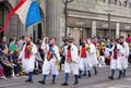 Participants of the Sechselauten parade in Zurich Royalty Free Stock Photo