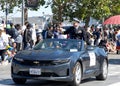 Participants in the 155th annual Italian Heritage Parade in San Francisco, CA