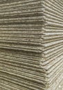 Particle boards pilled on high Royalty Free Stock Photo