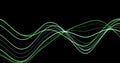 particle graph lines, HUD lines in motion. High tech futuristic graphics. FHD future technology network concept. Modern