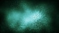 Particle seamless background on green science concept.