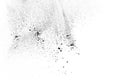 Particles of charcoal Royalty Free Stock Photo